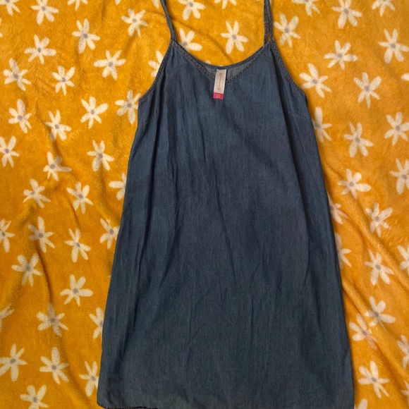 Denim Blue Shift Dress - Picture 1 of 3